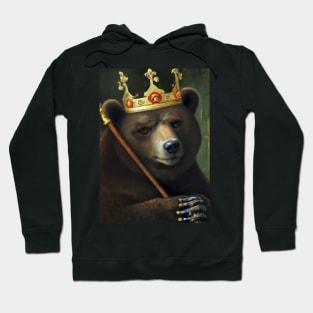 Bear with Crown Hoodie